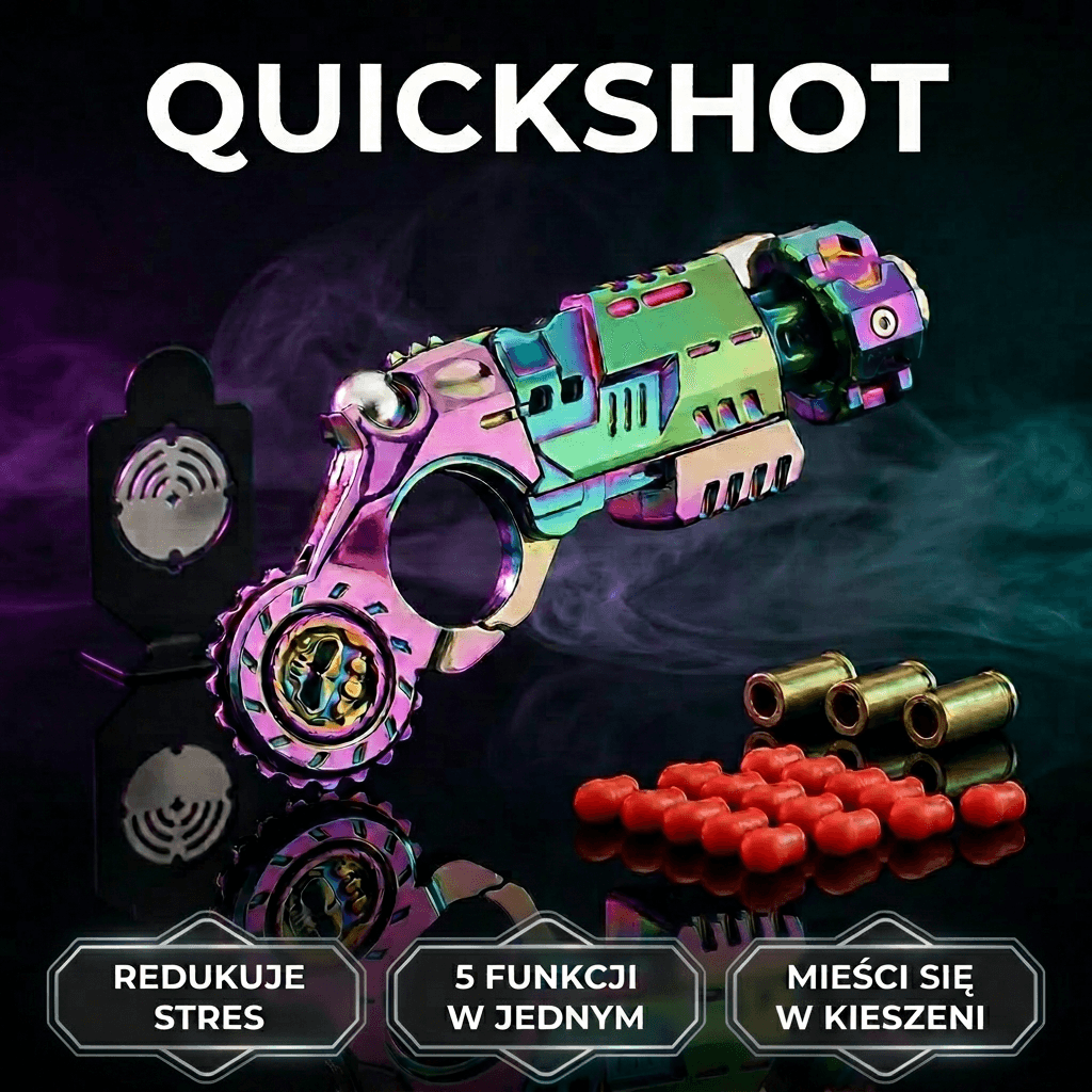 QuickShot - antystresowy gadżet, który wciąga od pierwszego użycia